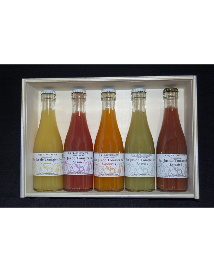 Coffret dégustation : 5 Pur Jus