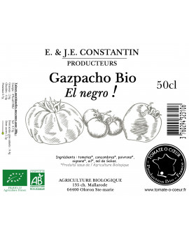 Gazpacho El Negro Bio