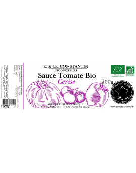 Sauce Tomate Cerise Bio