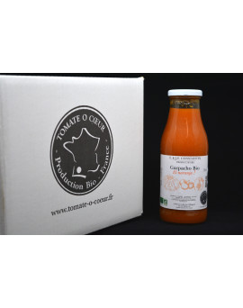Carton de 8 Gazpacho bio El Naranja